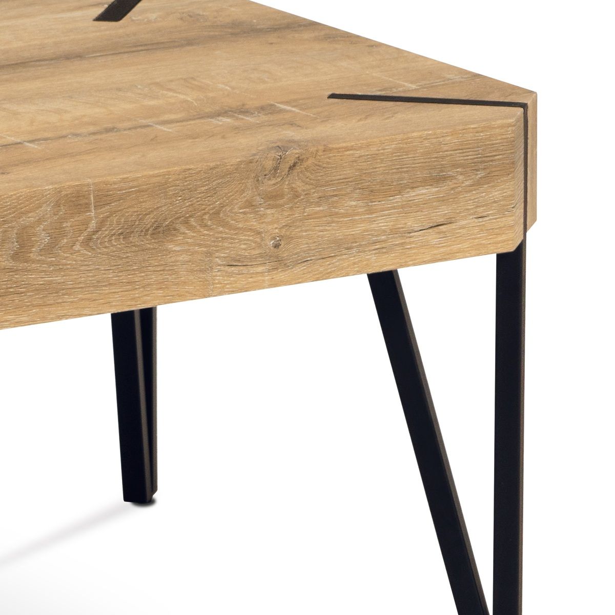 Autronic Fado AHG-241OAK2 Konferenčný stolík 110x60cm, dub - galéria #1
