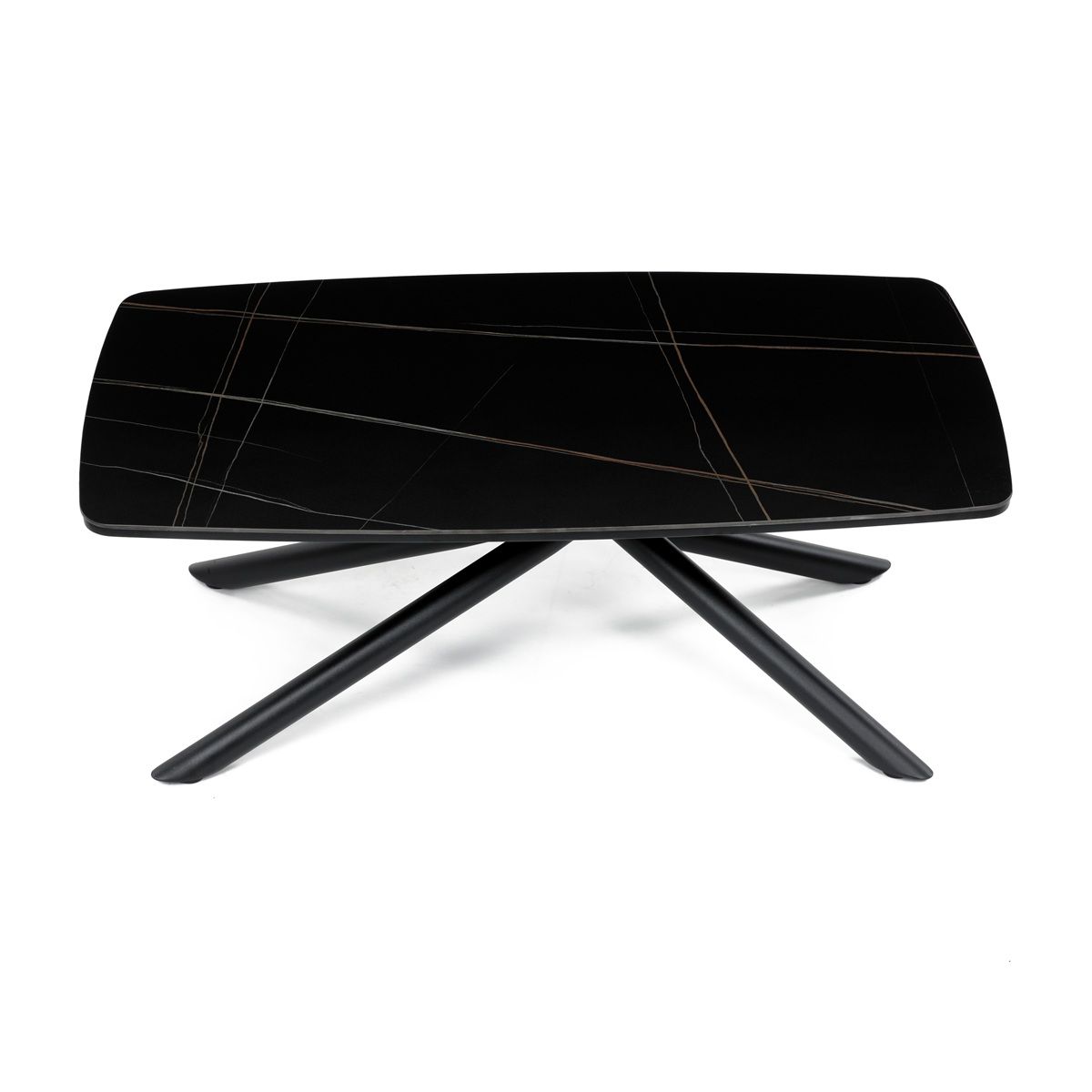 Autronic Twist AHG-X7227BK Konferenčný stolík 70x121 cm, mramor - galéria #2