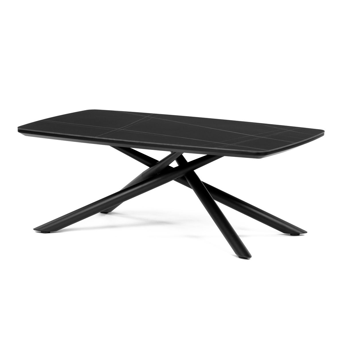 Autronic Twist AHG-X7227BK Konferenčný stolík 70x121 cm, mramor - galéria #5