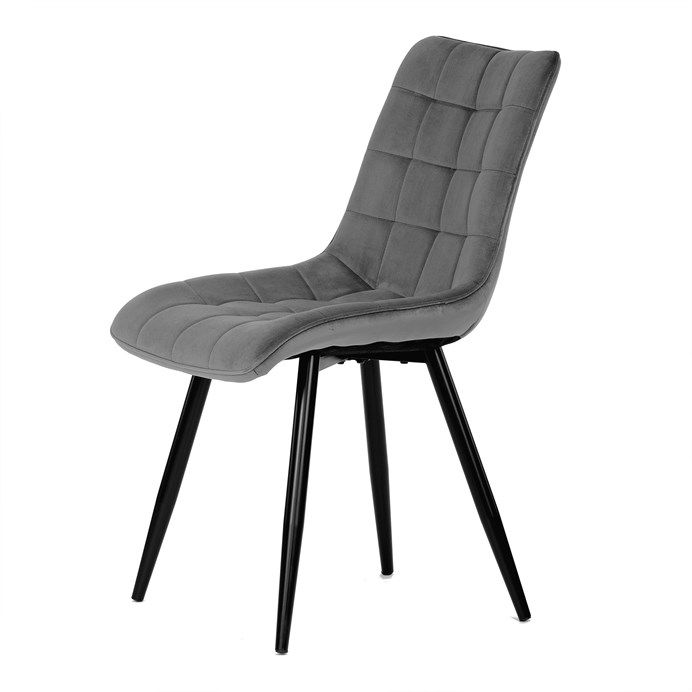 Autronic Partitura CT-384GREY4 Jedálenská stolička, zamat matný, sivá - galéria #12