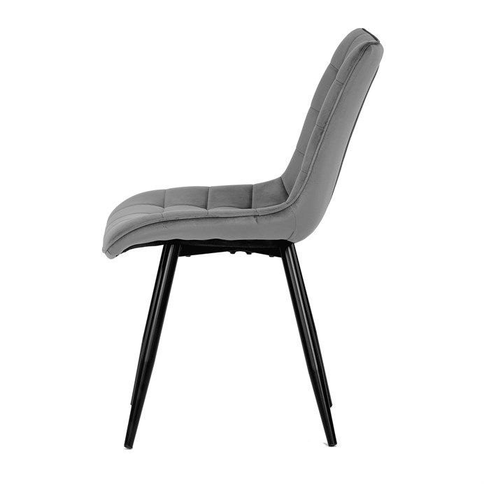 Autronic Partitura CT-384GREY4 Jedálenská stolička, zamat matný, sivá - galéria #11