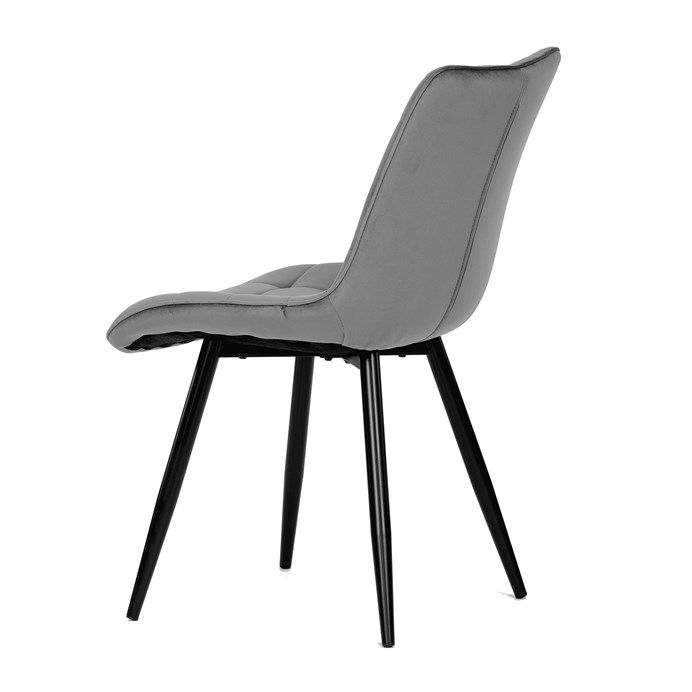 Autronic Partitura CT-384GREY4 Jedálenská stolička, zamat matný, sivá - galéria #10