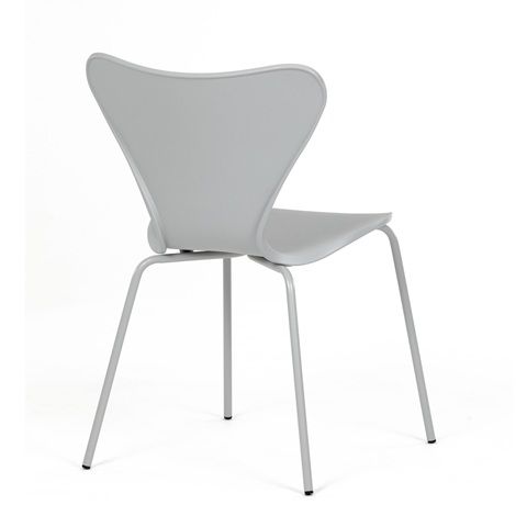 Autronic Partitura CT-X7034GREY Jedálenská stolička, plast, sivá - galéria #5