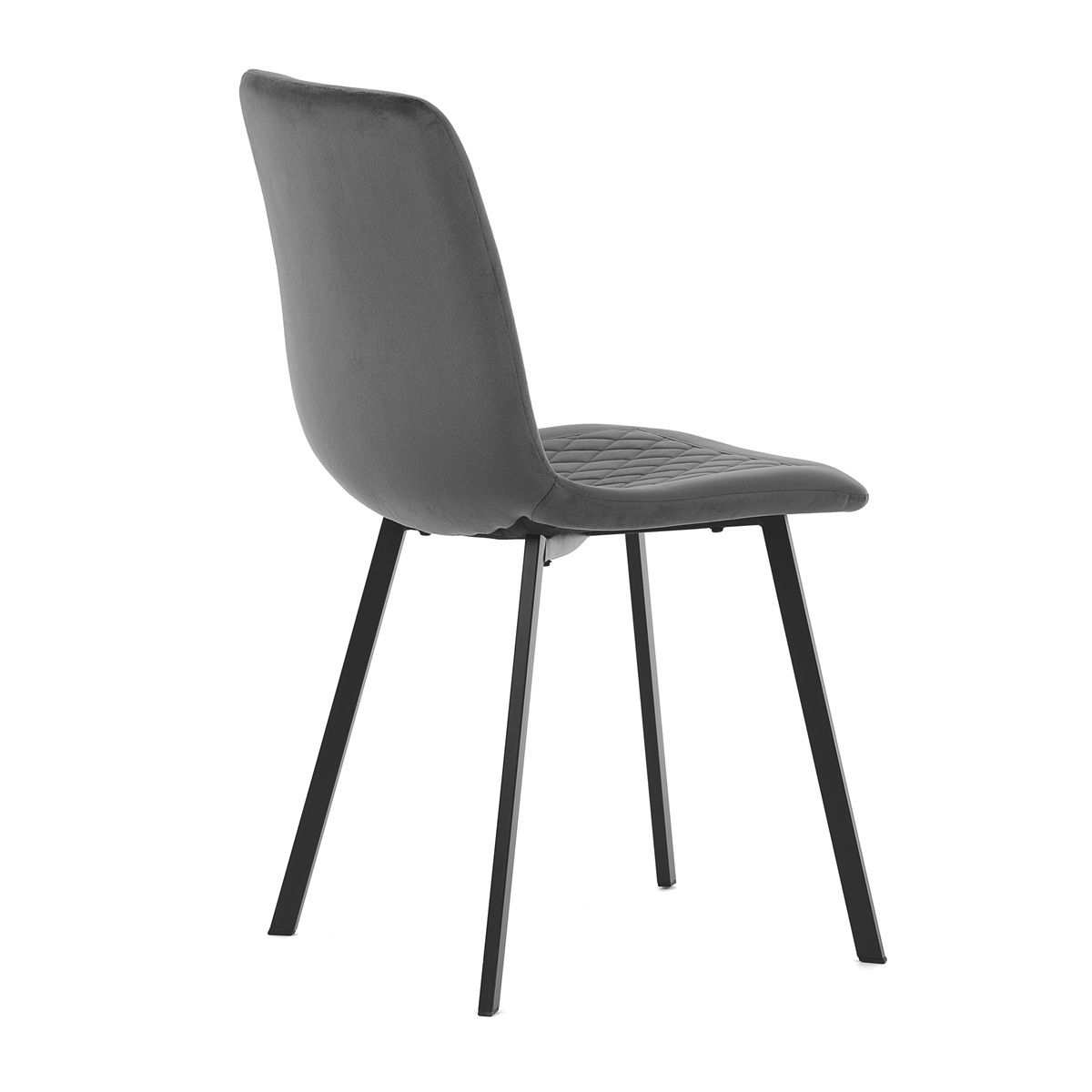 Autronic Partitura DCL-973GREY4 Jedálenská stolička, zamat matný, sivá - galéria #4
