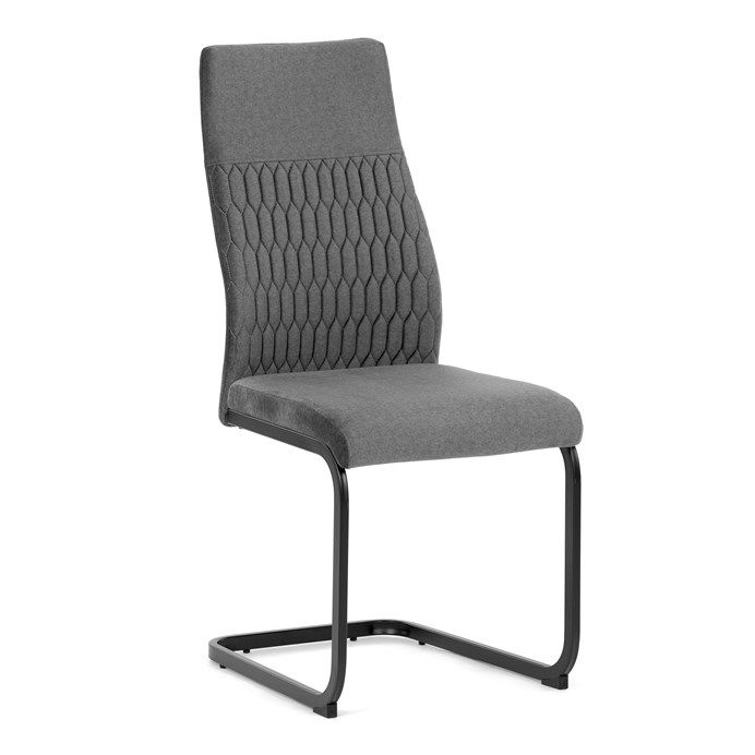 Autronic Techno DCL-X7018GREY2 Jedálenská stolička, zamat matný, sivá - galéria #3