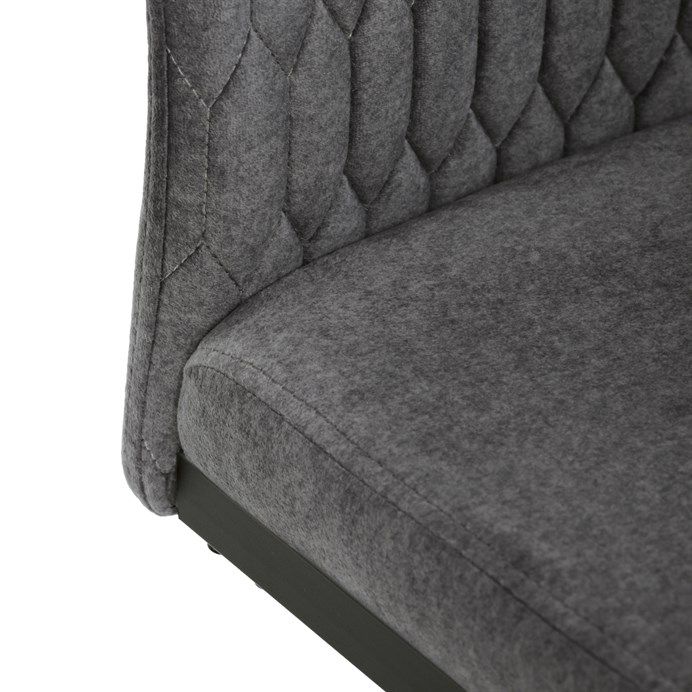 Autronic Techno DCL-X7018GREY2 Jedálenská stolička, zamat matný, sivá - galéria #16
