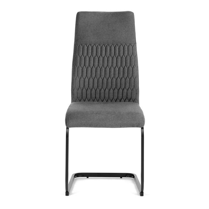 Autronic Techno DCL-X7018GREY2 Jedálenská stolička, zamat matný, sivá - galéria #1