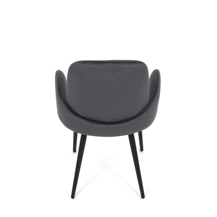 Autronic Jazz DCL-X7129GREY2 Jedálenská stolička, zamat matný, tmavo sivá - galéria #7