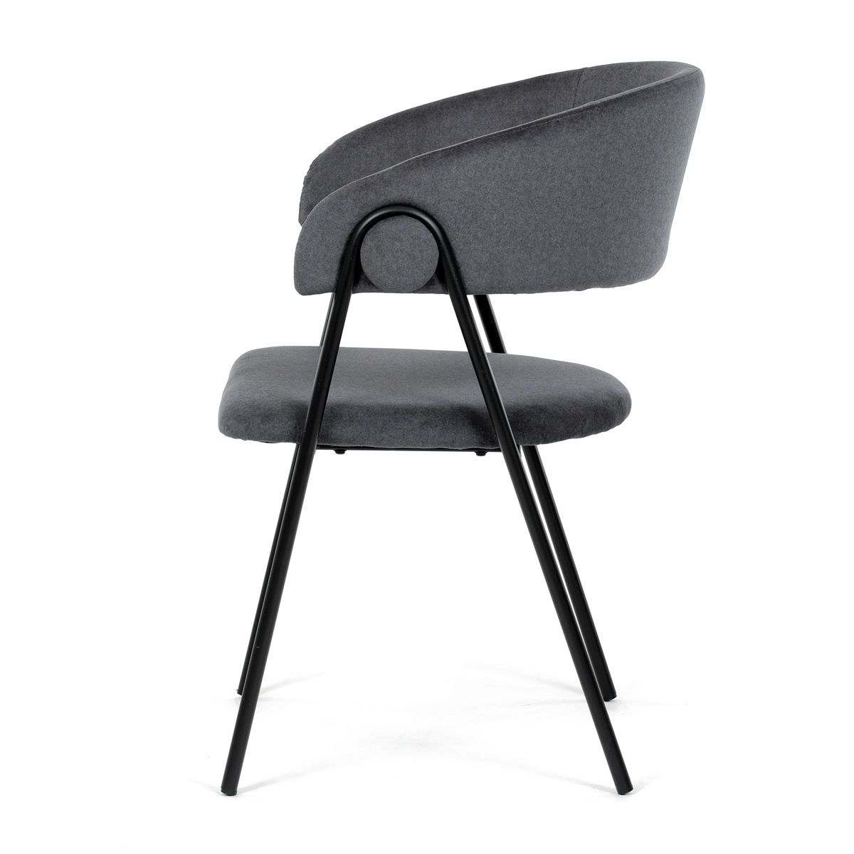 Autronic Jazz DCL-X7130GREY2 Jedálenská stolička, matný zamat, sivá - galéria #11