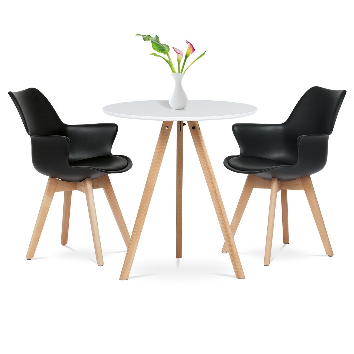 Autronic Zouk DT-320WT Jídelní stůl 70x70cm, bílá - galéria #7