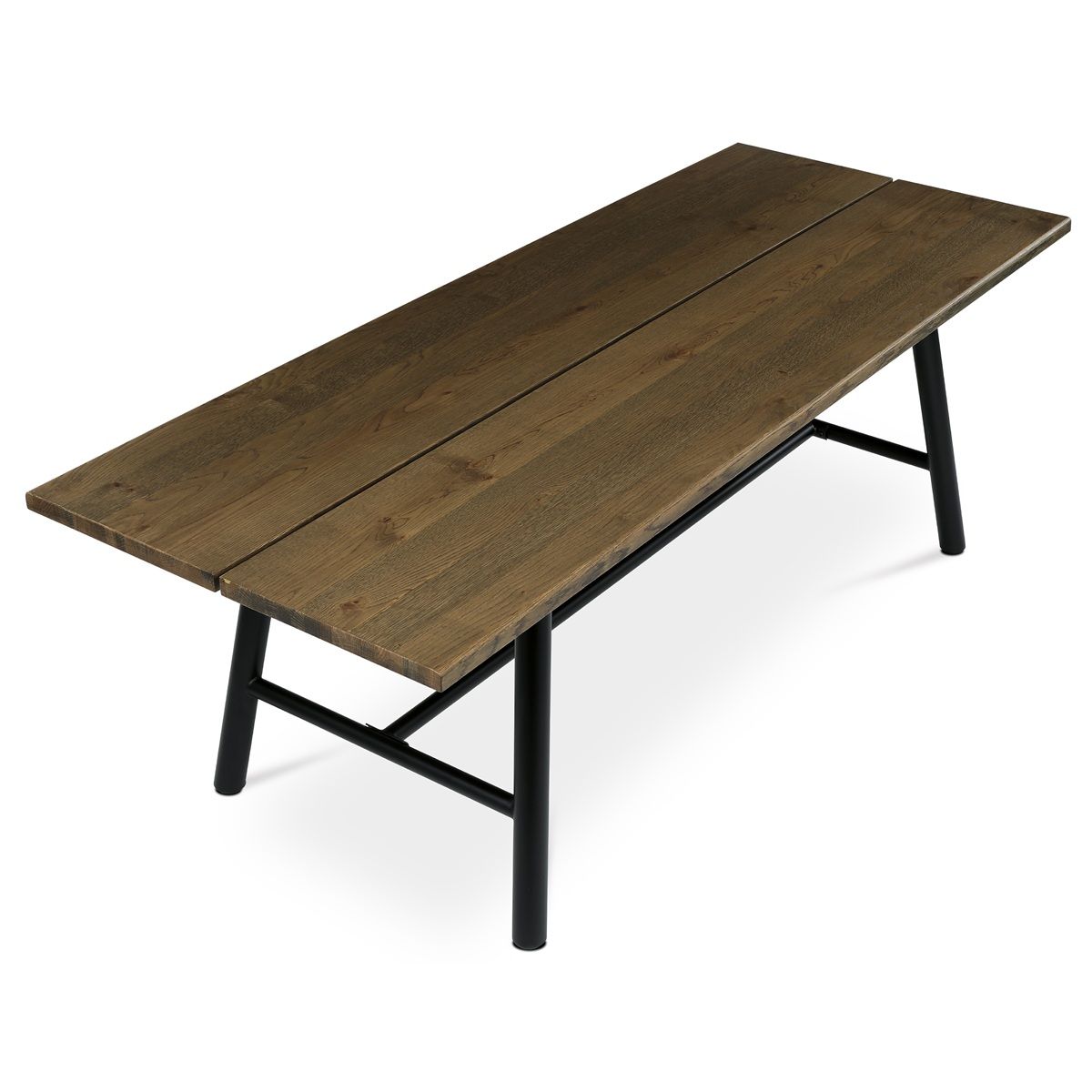 Autronic Fado HT-T1822 WAL Jídelní stůl 220x90cm, masiv, ořech - galéria #5