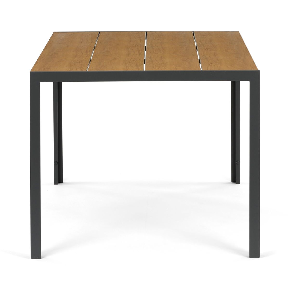Autronic Minimal AZT-S1215OAK Záhradný stôl 150x89 cm, kov, hnedý - galéria #4