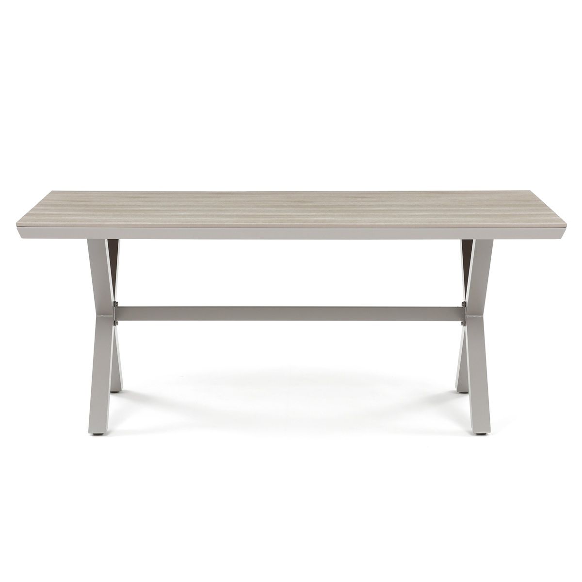 Autronic Minimal AZT-S1510OAK Záhradný stôl 180 × 100 cm, hliník, béžová - galéria #3