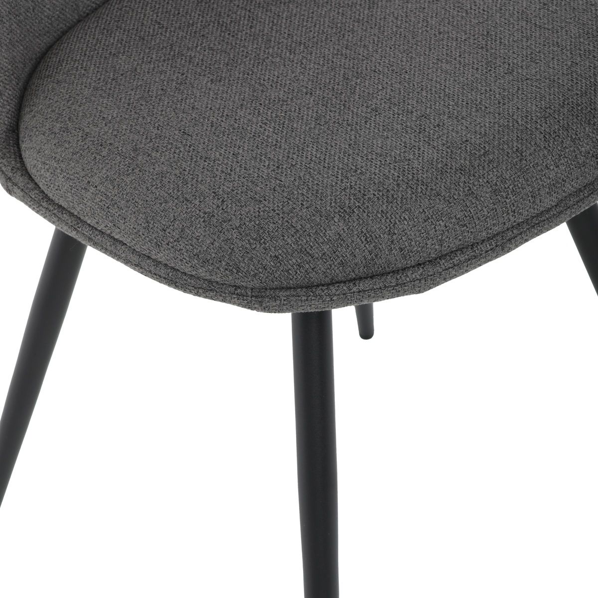 Autronic Partitura DCL-V2040GREY2 Jedálenská stolička, hladká látka, sivá - galéria #15