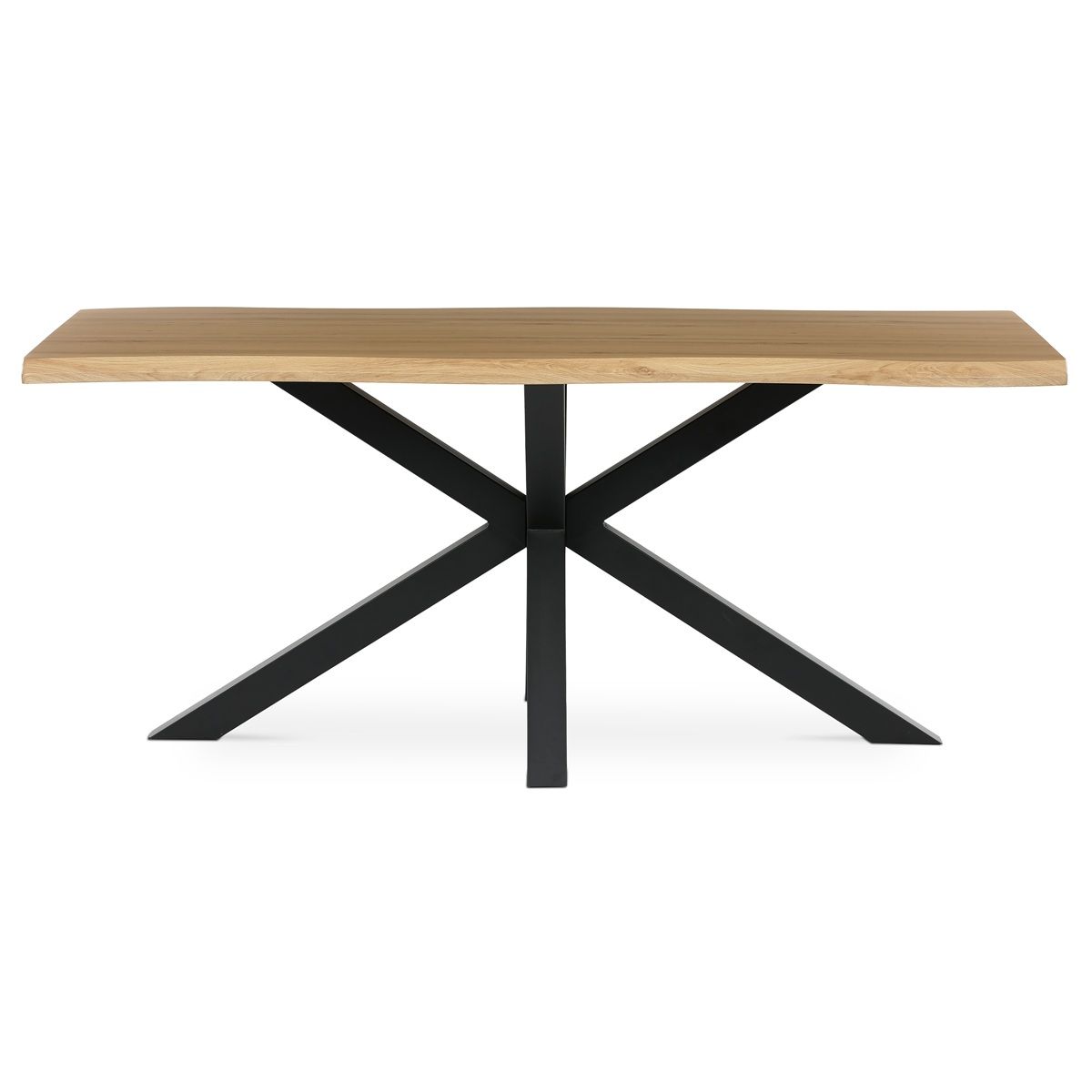 Autronic Twist HT-F4618OAK Jídelní stůl 180x90x75cm, přírodní dub - galéria #2