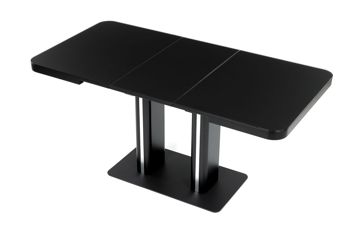 Autronic Fado HT-D1926BK Rozkladací jedálenský stôl 120–160 × 80 cm, čierny - galéria #6