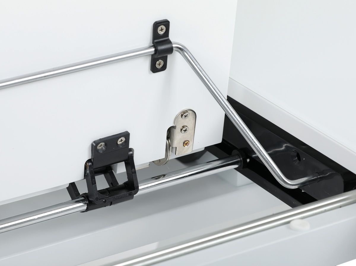 Autronic Fado HT-D1931WT Rozkladací jedálenský stôl 160–210 × 90 cm, biely - galéria #14