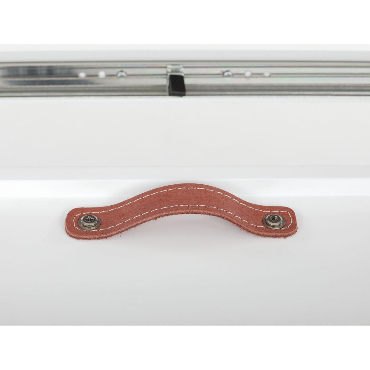 Autronic Fado HT-D1931WT Rozkladací jedálenský stôl 160–210 × 90 cm, biely - galéria #13