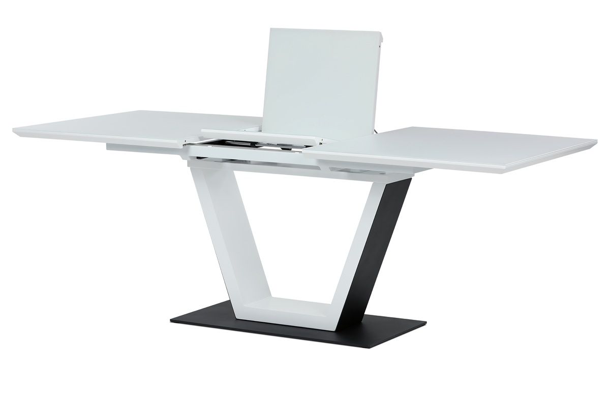 Autronic Fado HT-D1931WT Rozkladací jedálenský stôl 160–210 × 90 cm, biely - galéria #10