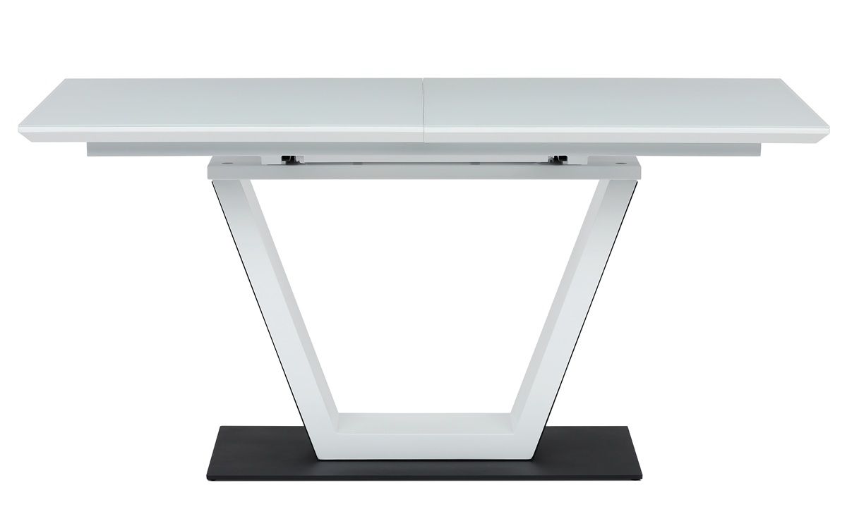 Autronic Fado HT-D1931WT Rozkladací jedálenský stôl 160–210 × 90 cm, biely - galéria #3