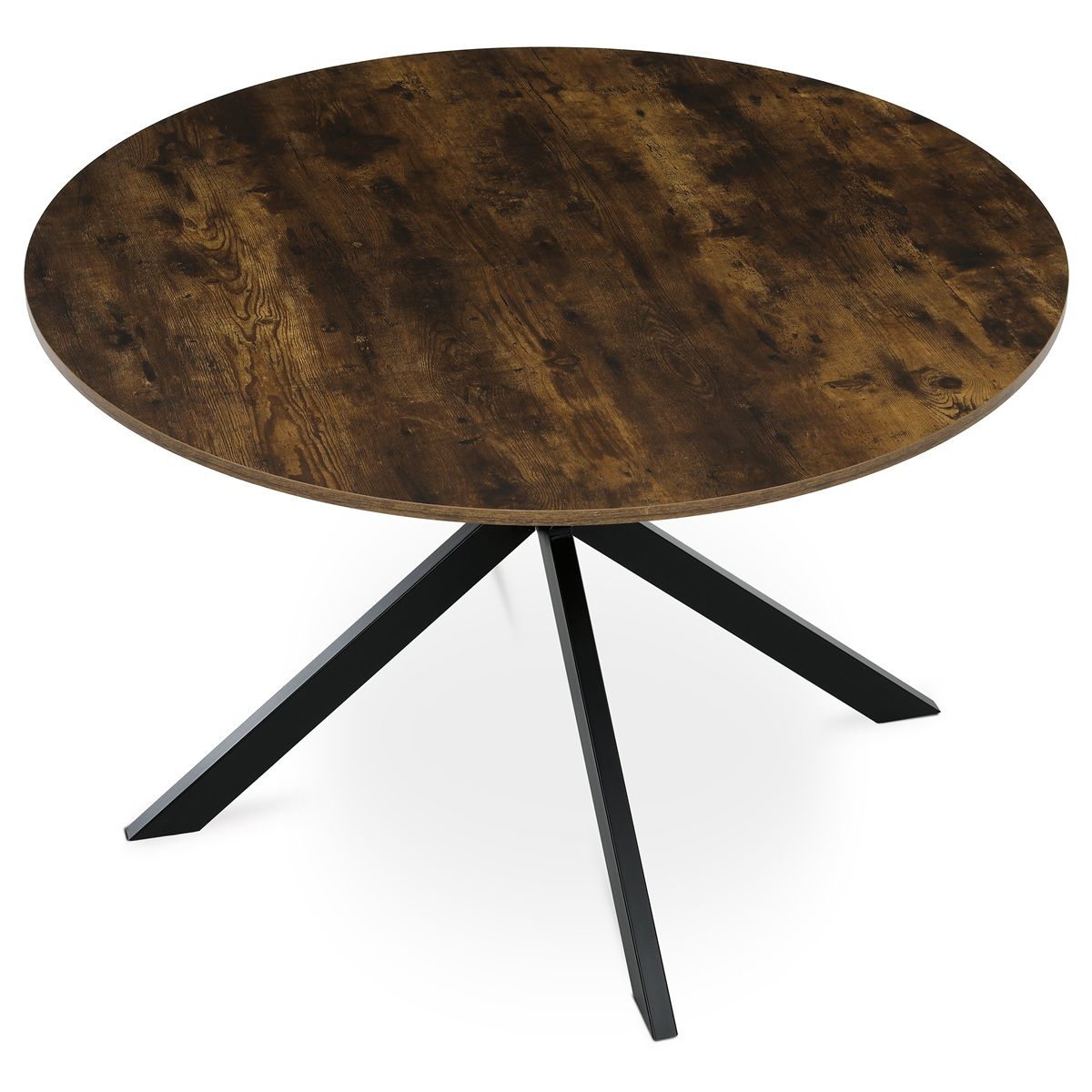 Autronic Twis HT-F4120OLW Okrúhly jedálenský stôl 120x120cm, staré drevo - galéria #6