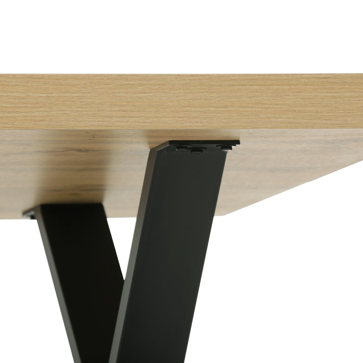 Autronic Twist HT-R5316 OAK Jedálenský stôl 180x90cm, dub - galéria #2