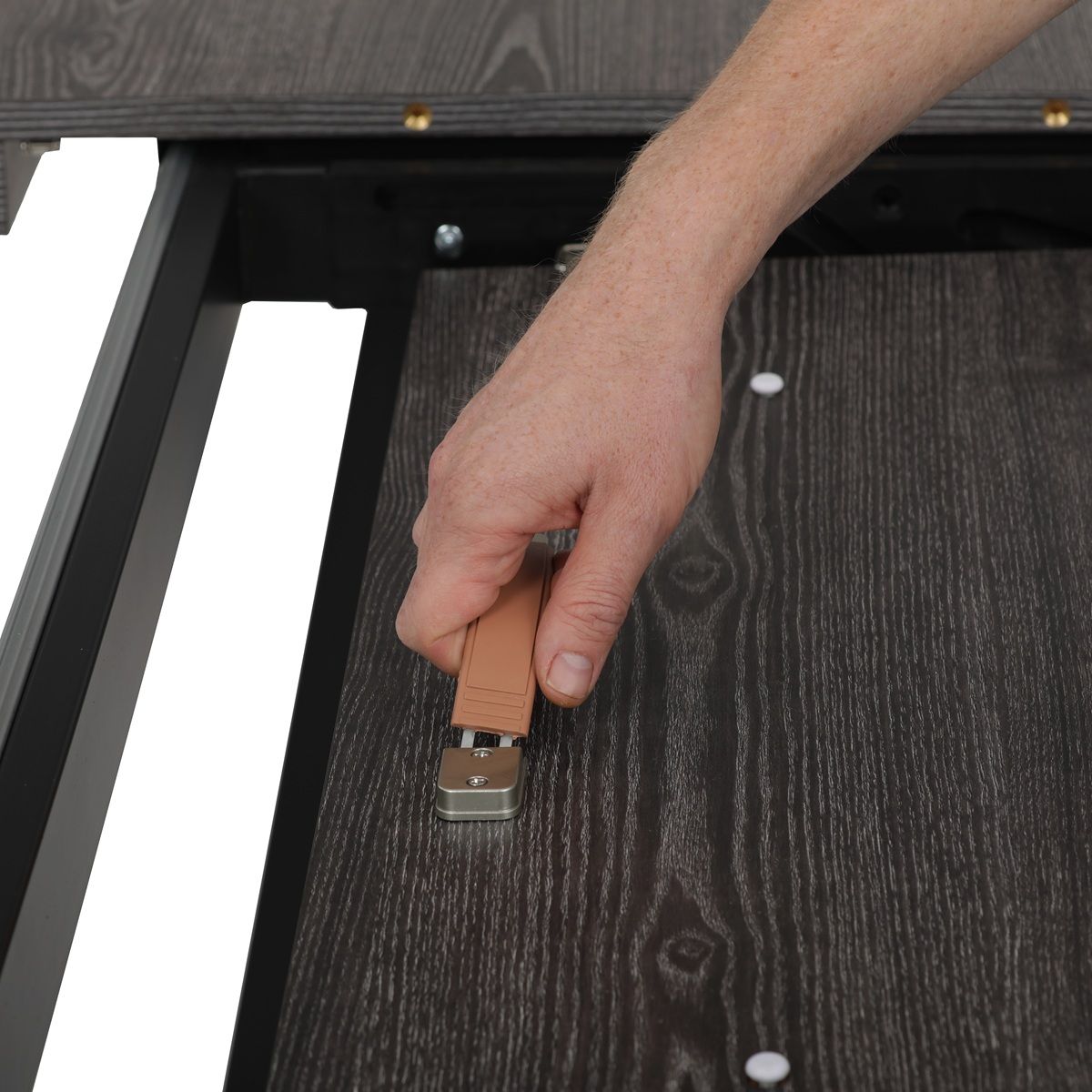 Autronic Fado HT-R5624GREY Rozkladací jedálensky stôl 160-240x90 cm, sivý dub - galéria #11