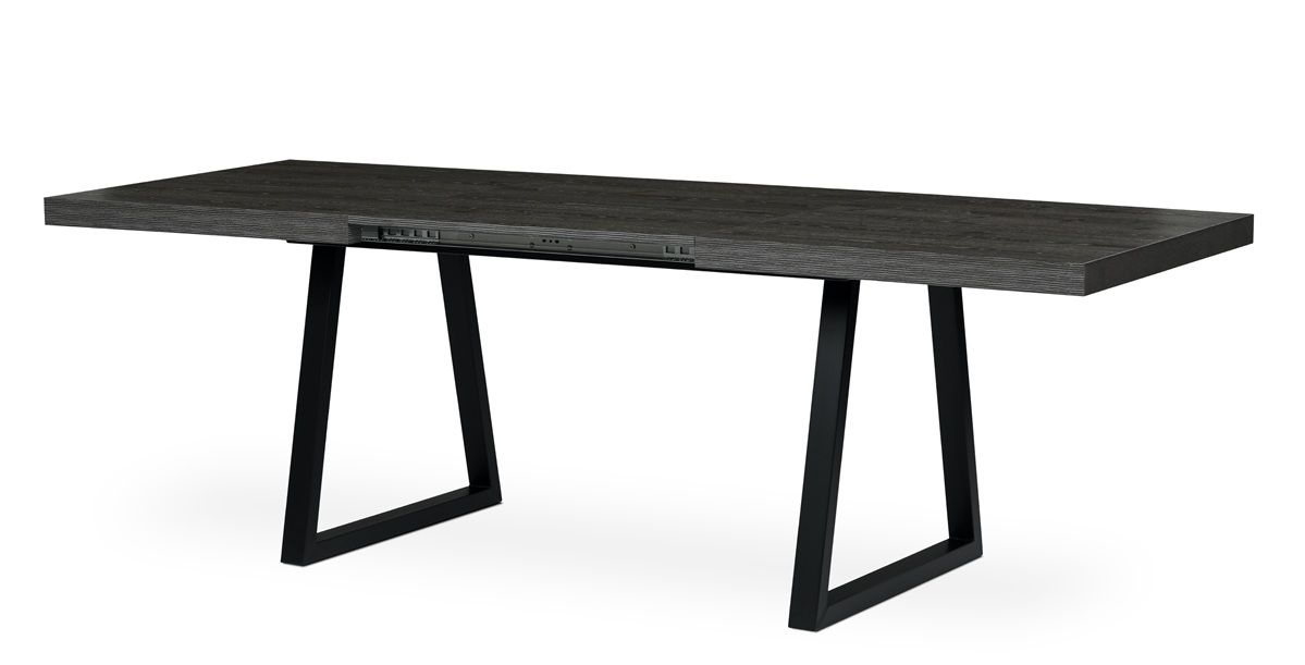 Autronic Fado HT-R5624GREY Rozkladací jedálensky stôl 160-240x90 cm, sivý dub - galéria #2