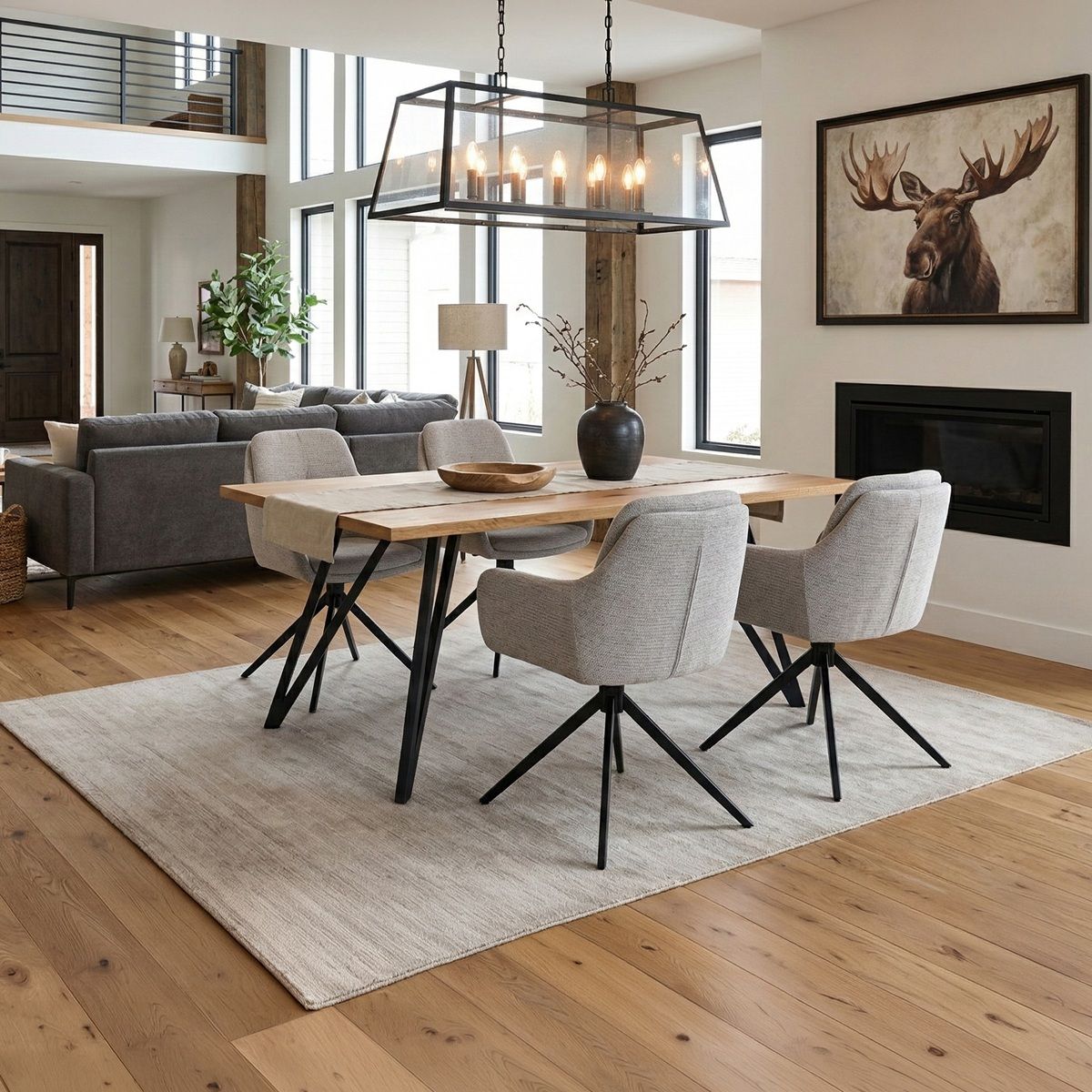 Autronic Fado HT-F5516OAK Jídelní stůl 160x90cm, dýha, dub - galéria #1