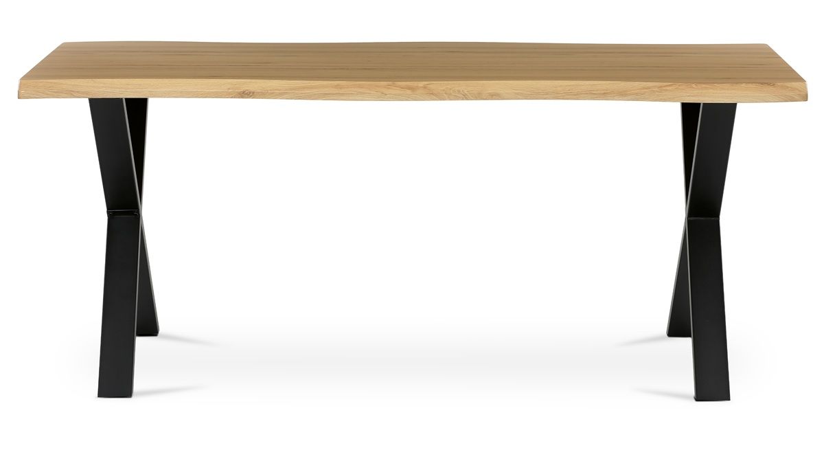Autronic Twist HT-F4318OAK Jídelní stůl 180x90 cm, divoký dub - galéria #5