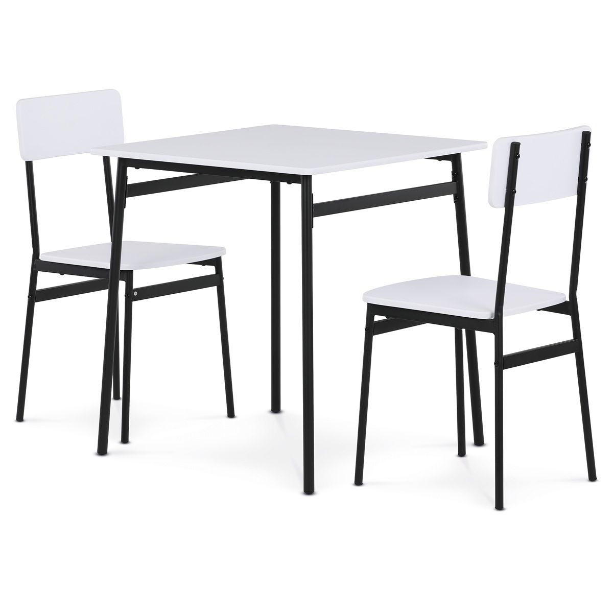 Autronic Minimal AUT-O2121WT Jedálenský set 70x70 cm, biela - galéria #2