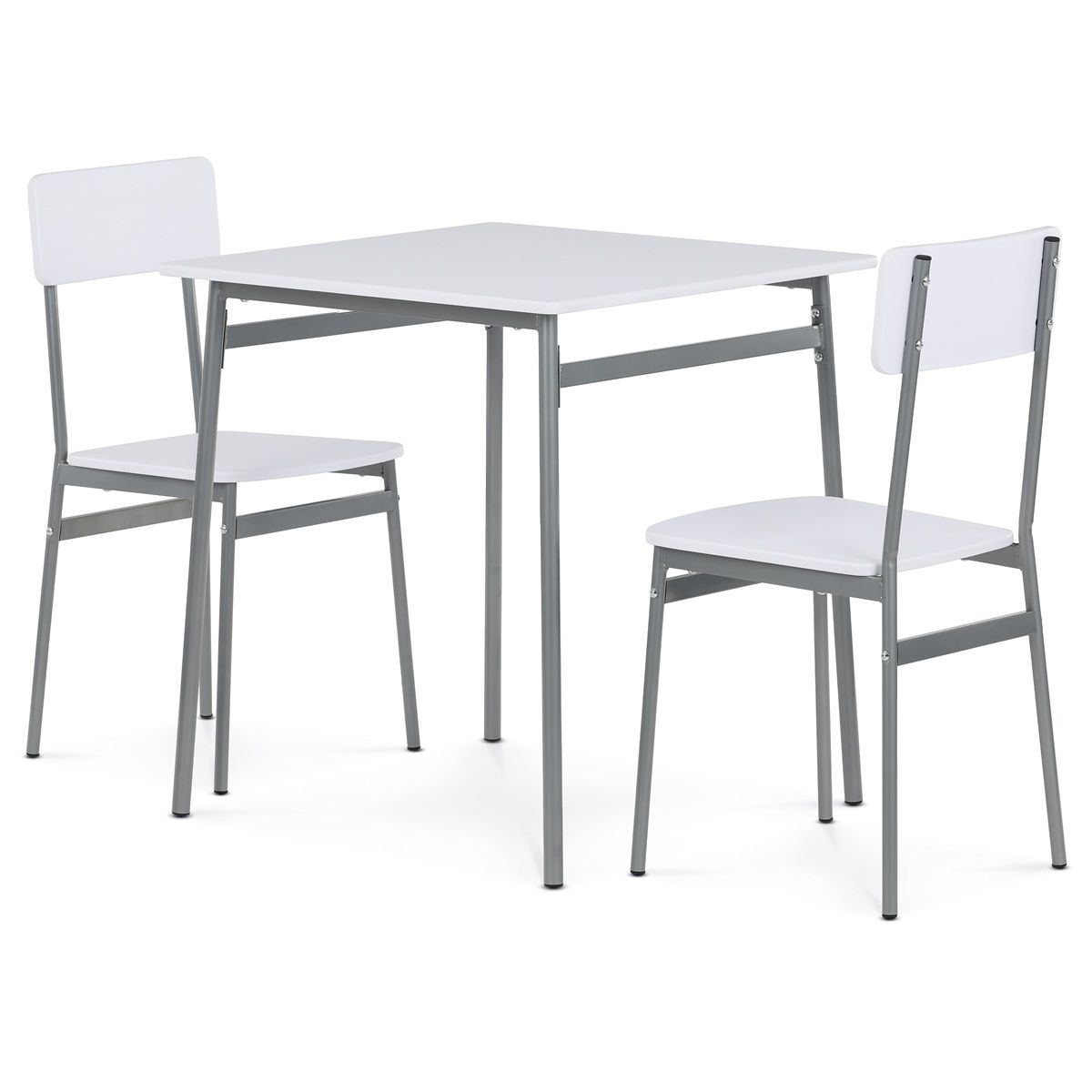 Autronic Minimal AUT-O2122WT Jedálenský set 70x70 cm, biela - galéria #2
