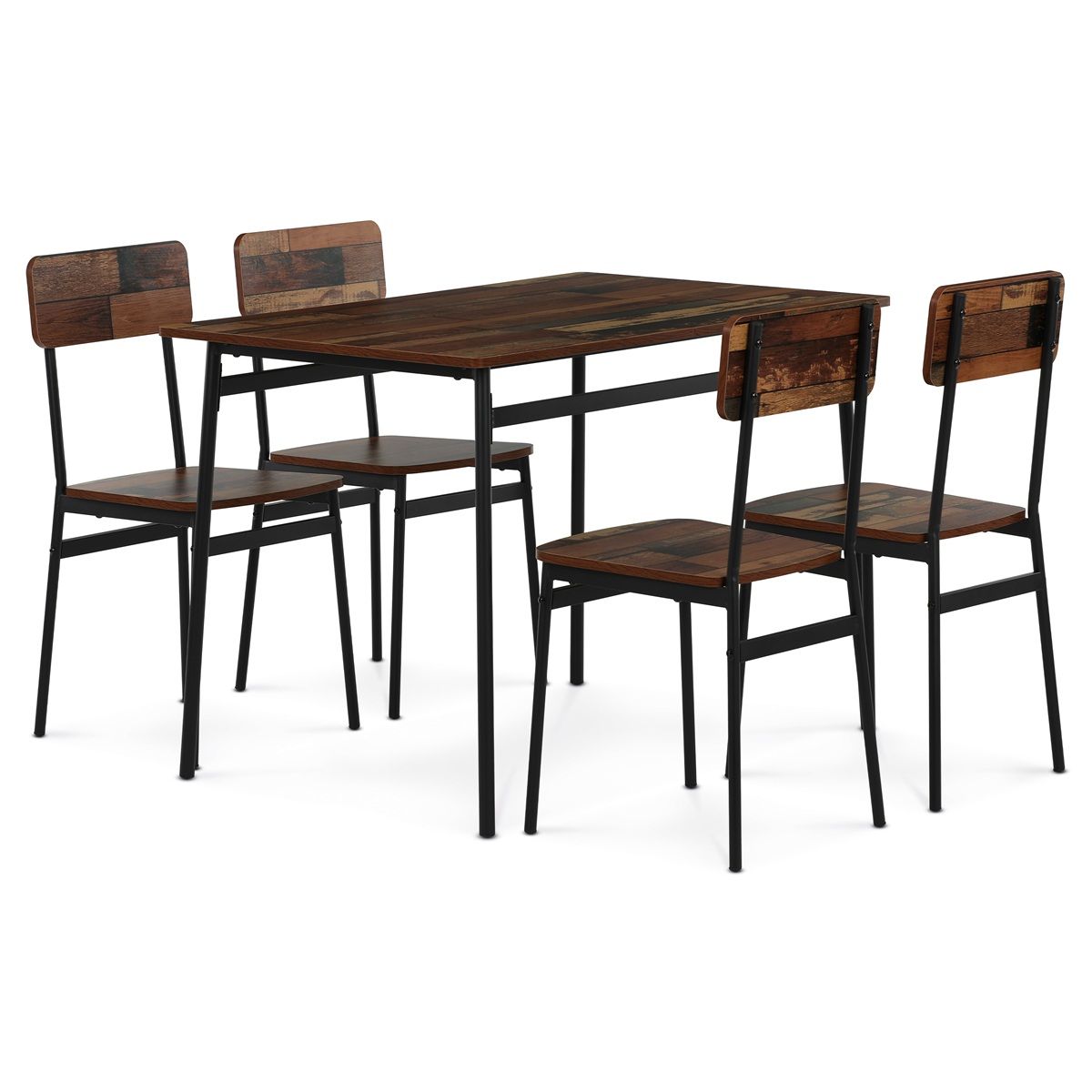 Autronic Minimal AUT-O2155OLW2 Jedálenská set 110x70 cm, staré drevo - galéria #2
