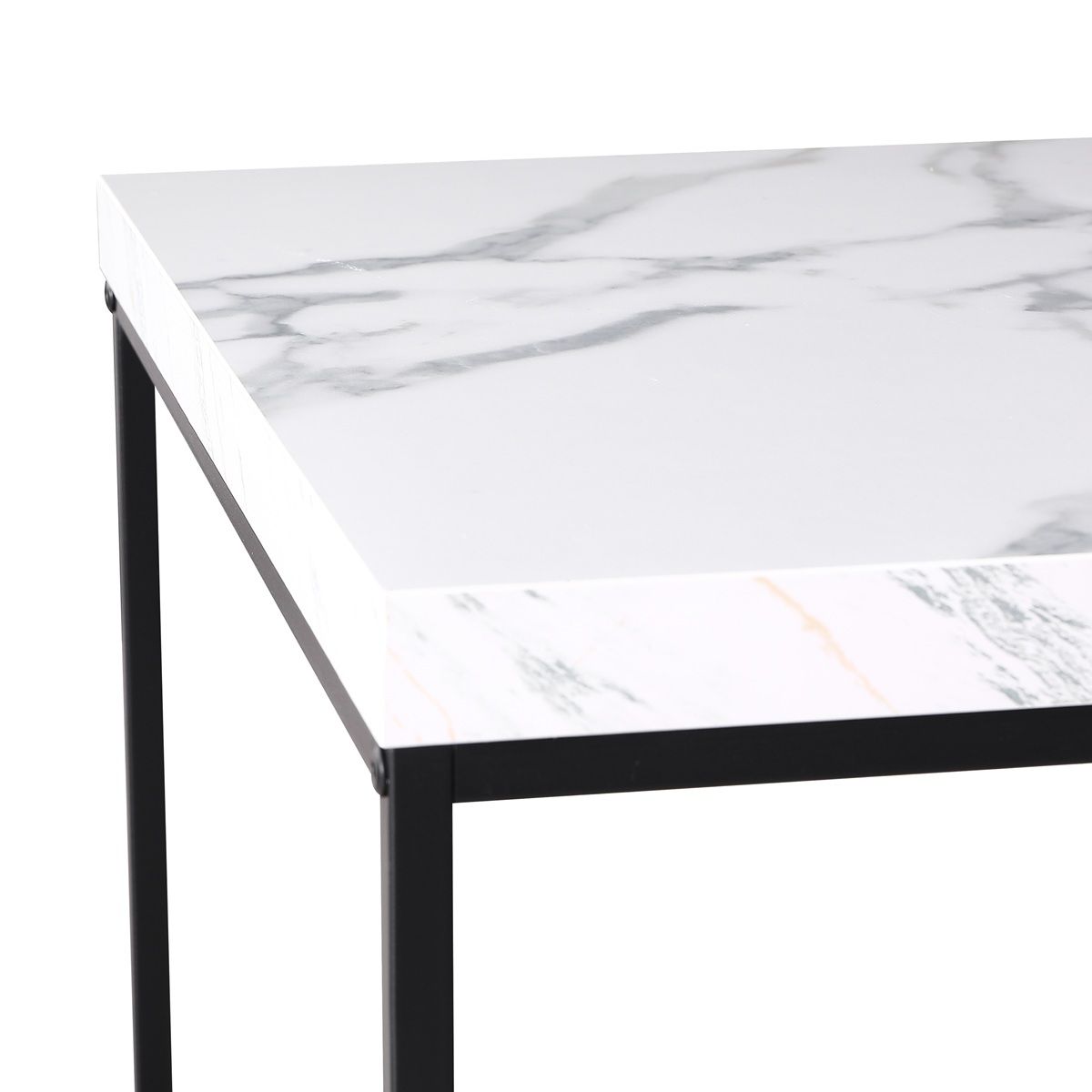 Autronic Fado CT-V2011WT Konferenčný stolík 110x60 cm, mramor, biela - galéria #3