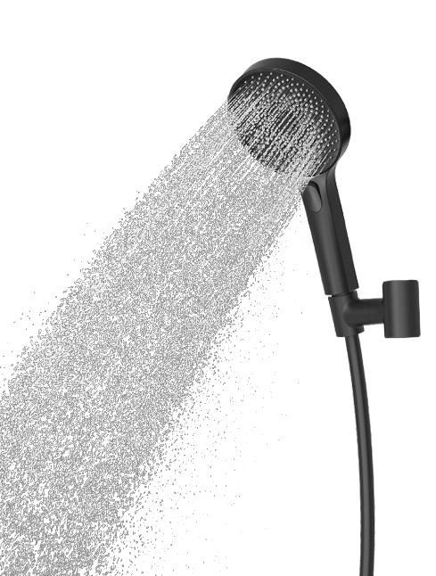 kielle Oudee Sprchová súprava s batériou pod omietku, čierna matná 20602SP14 - galéria #7