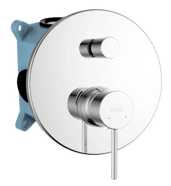 kielle Oudee Sprchový set s podomietkovou batériou EcoSpare, chróm 20602SP70 - galéria #4
