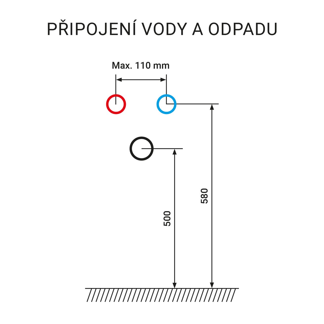 EBS Urban Skříňka s umyvadlem 81cm, černá mat/madlo chrom URBAN80CMCR - galéria #5