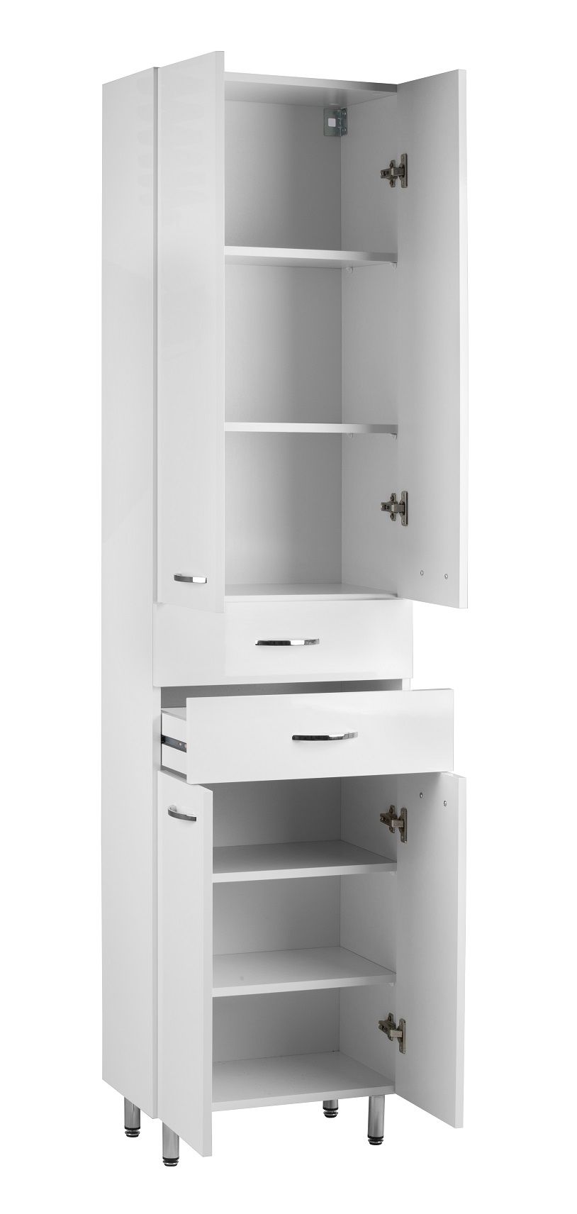 EBS K-Plus Vysoká skriňa 50x194 cm, biela - galéria #1
