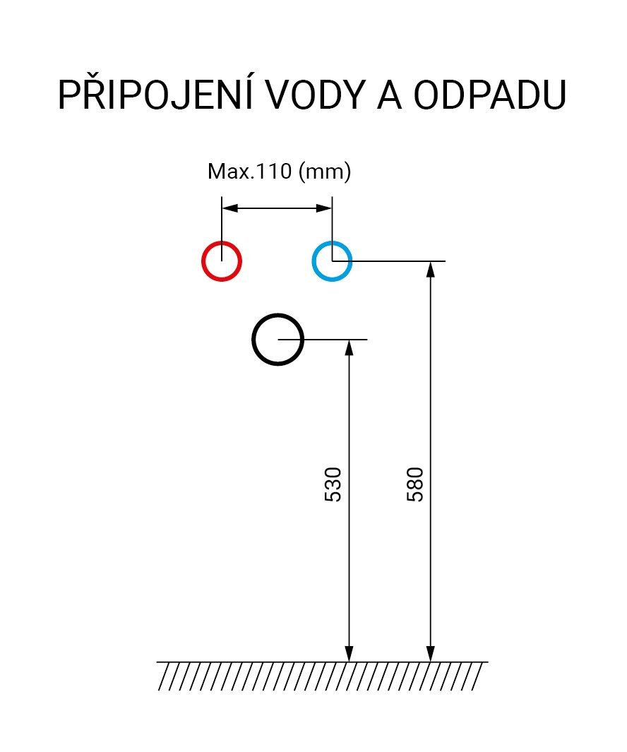 EBS Pure Dvojdrezová skrinka 121 cm, biela/dub Ribbeck - galéria #5