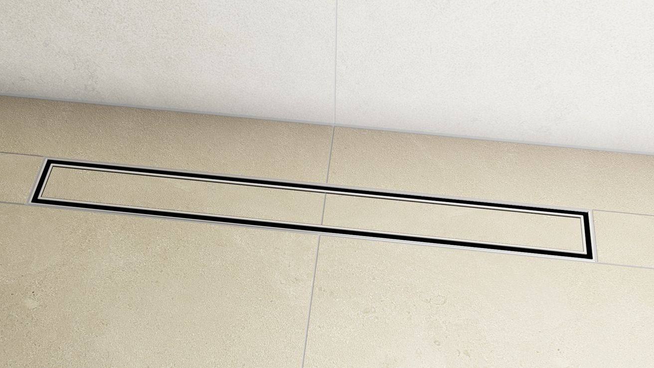 EBS Tile sprchový odtok 70 cm s roštom a sifónom, nerezová oceľ - galéria #1
