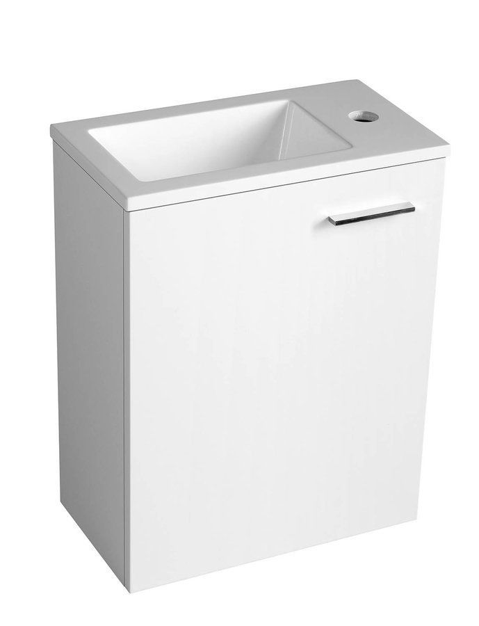 EBS Urban Umývadlo Smart 40 x 22 cm, biele - mramor - galéria #2