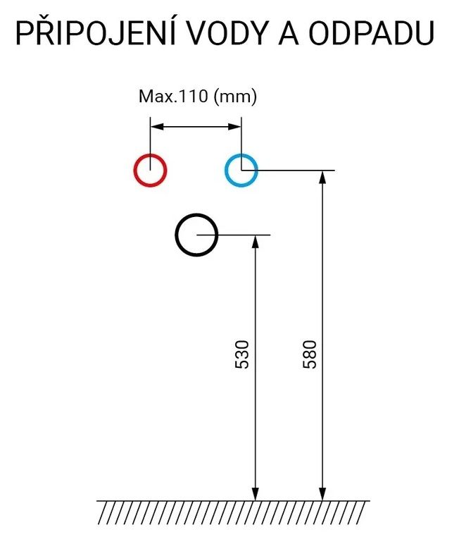 EBS Kuba Skříňka s deskou 121 cm, ořech paficik tabákový KUBAK4-SAD121 - galéria #3