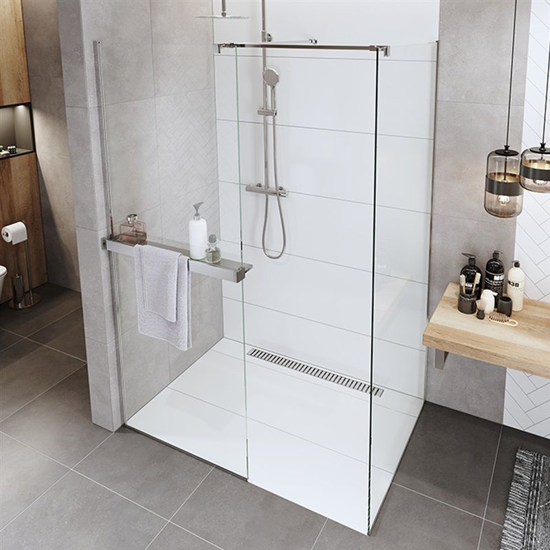 EBS Polička Relax 140 cm pre zástenu Walk-in, chróm - galéria #1