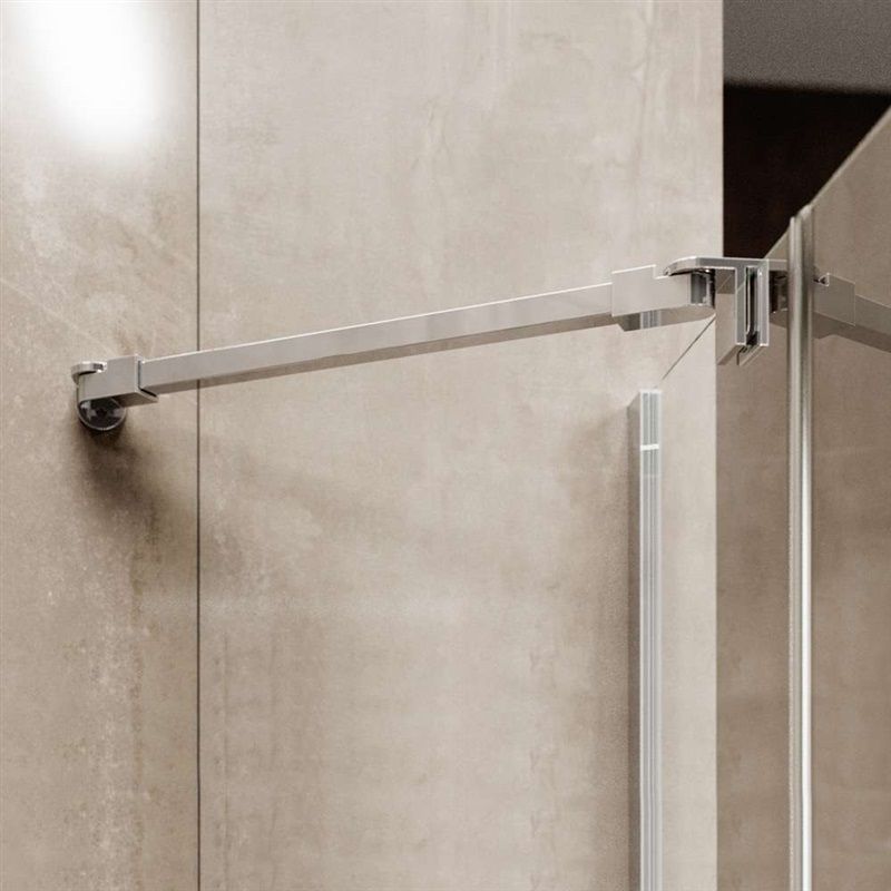 EBS Relax Walk-in stena 80x200 cm Glass Line, chróm ALU - galéria #1