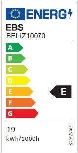 EBS Beli Zrkadlo 100x70 cm s LED svetlom a vypínačom BELIZ10070 - galéria #6