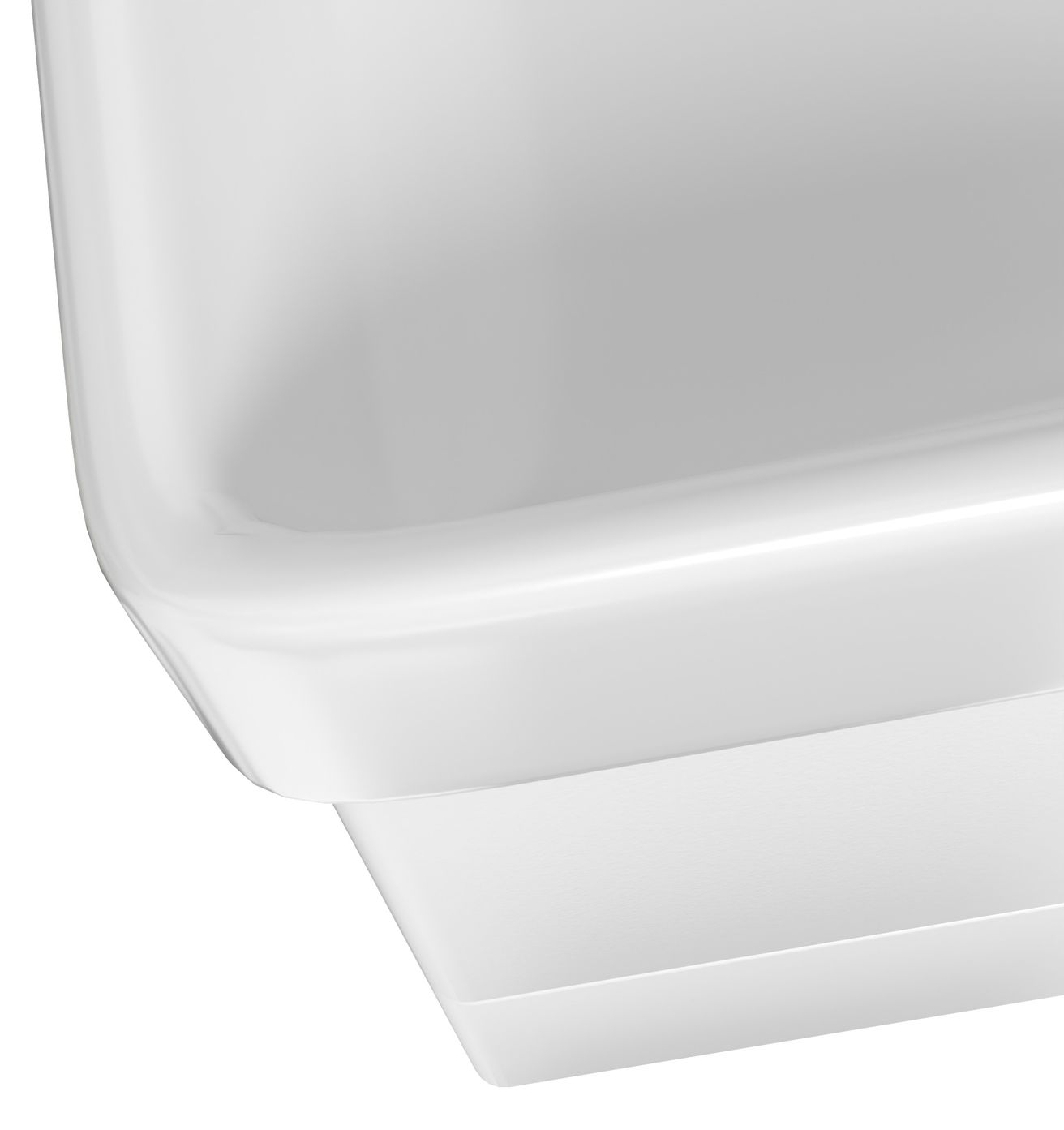 EBS Urban Skrinka s umývadlom 63 cm, biela lesklá/úchytka čierna matná URBAN63BC - galéria #1