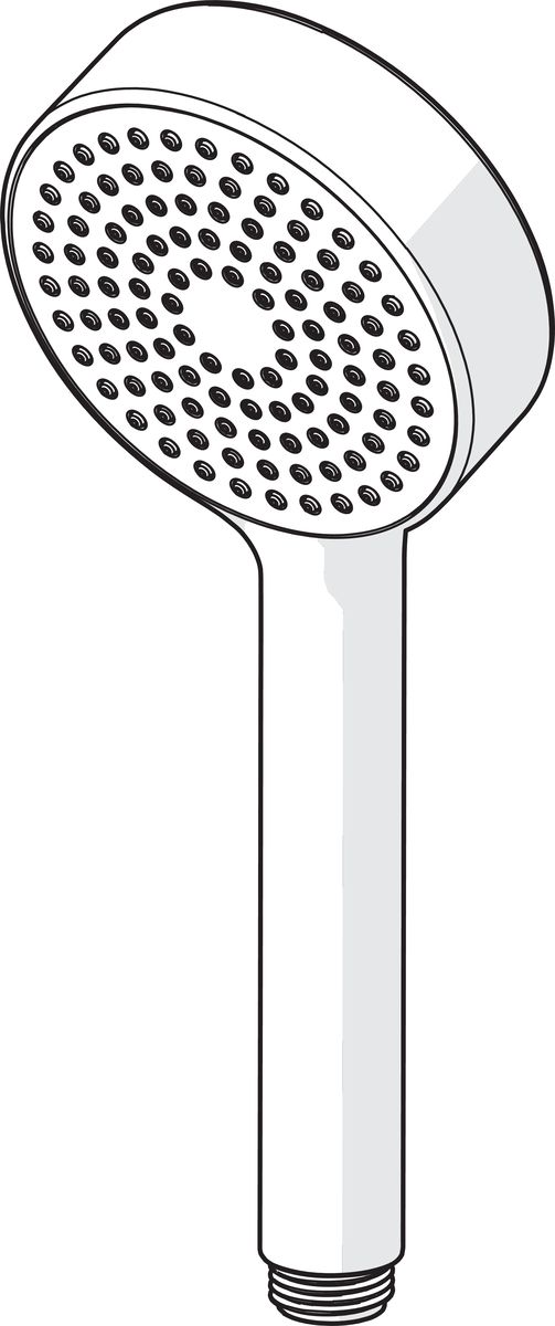 Ručná sprcha Hansa Basicjet 9,5 cm, chróm 44610300 - galéria #2