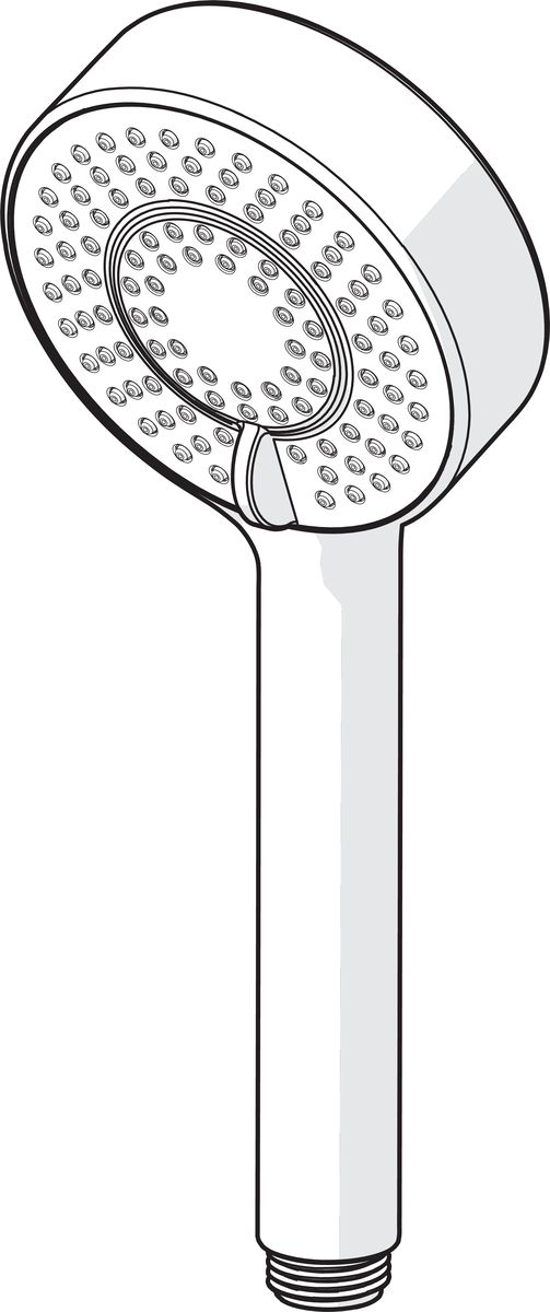 Ručná sprcha Hansa Basicjet 9,5 cm, chróm 44630300 - galéria #2