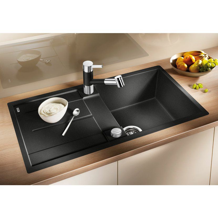 Blanco Metra 5 S F Granitový drez s odkapávačom, obojstranný, 85x49cm, antracit 519097 - galéria #1