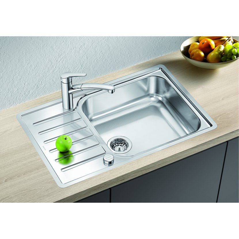 Blanco Lantos XL 6 S-IF Compact Nerezový drez s odkapávačom, obojstranný, 78x50cm, 523140 - galéria #1